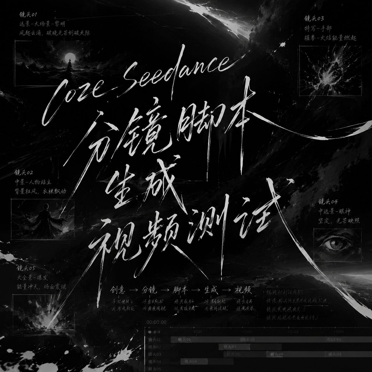 coze seedance 分镜脚本生成视频测试